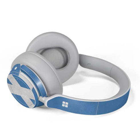Scotland Flag Distressed Surface Headphones Skin